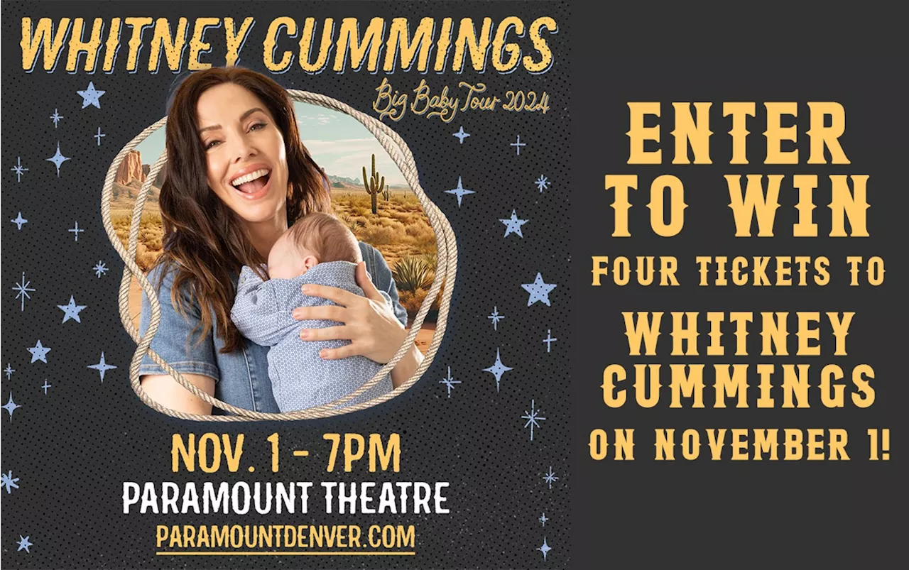 Enter to Win Four Tickets to See Whitney Cummings on November 1!