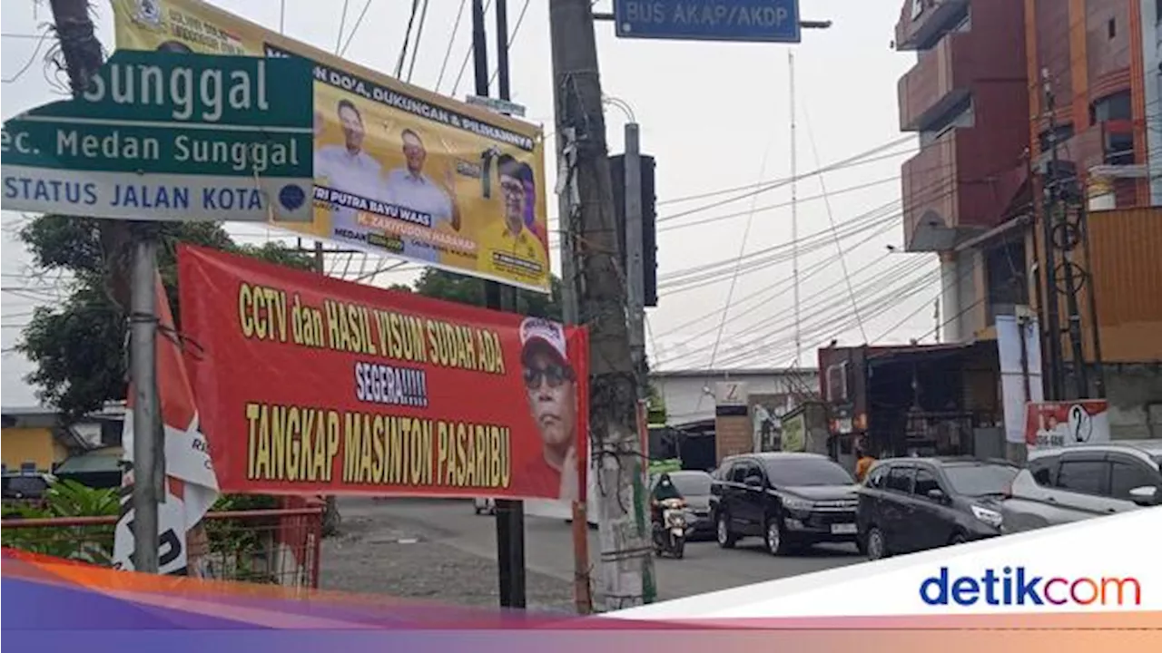 Muncul Spanduk Tangkap Masinton Pasaribu di Medan