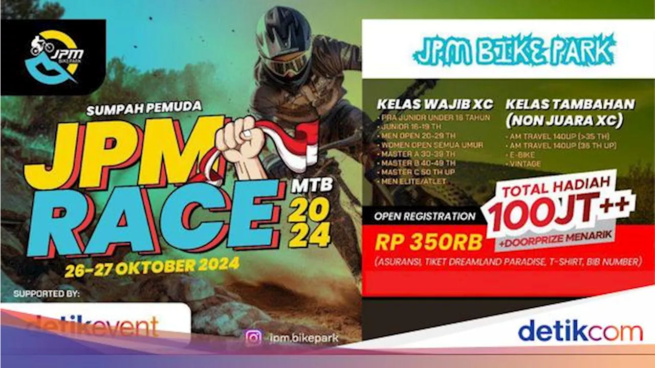 Hadiahnya Fantastis! Yuk Ikut JPM Race MTB 2024, Begini Cara Daftarnya