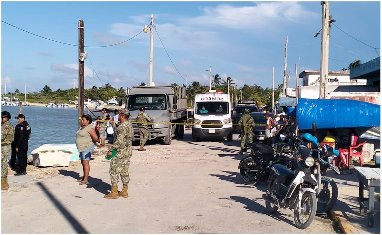 Identificación de cuerpo encontrado en puerto de Yucatán tardará varios días; podría ser pescador desaparecido