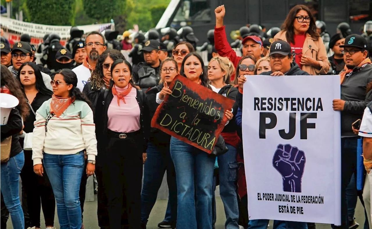 Trabajadores del Poder Judicial en San Lázaro mantendrán paro; solicitan audiencia con Claudia Sheinbaum