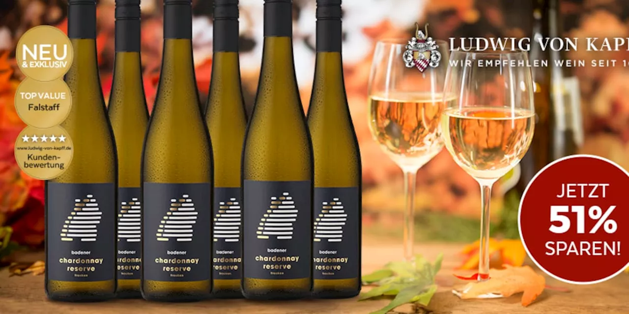 Erleben Sie herbstlichen Weißwein-Genuss mit dem Badener Chardonnay Réserve