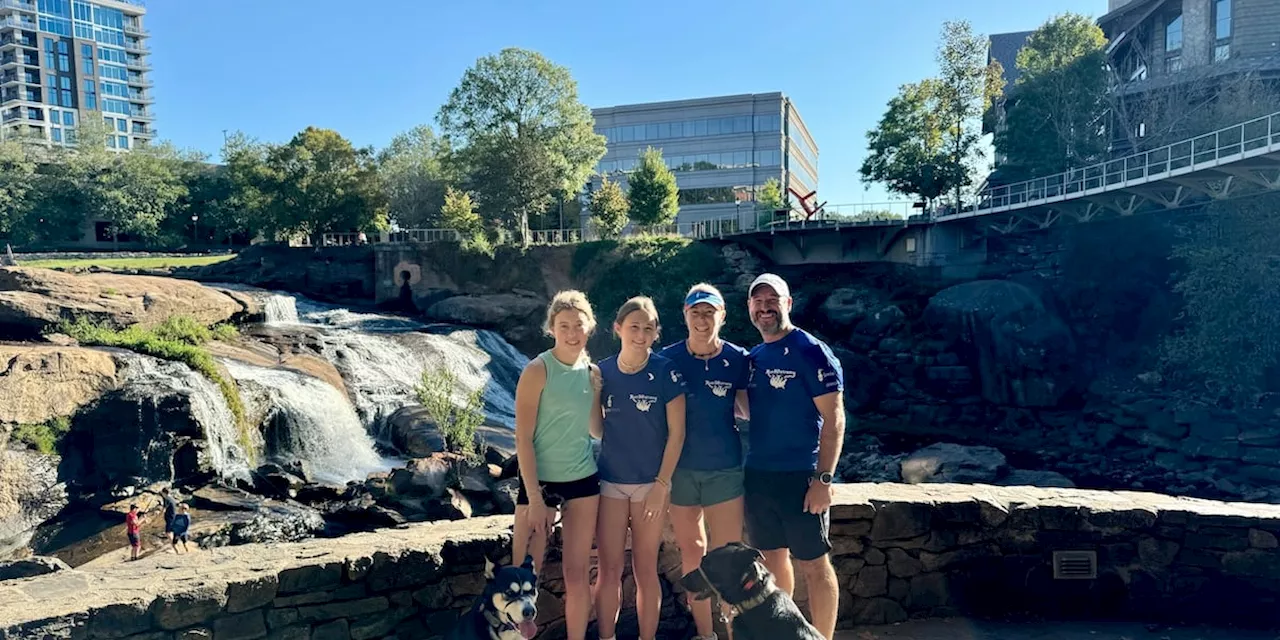 Family running 50 races in 50 days in 50 states stops in Mobile