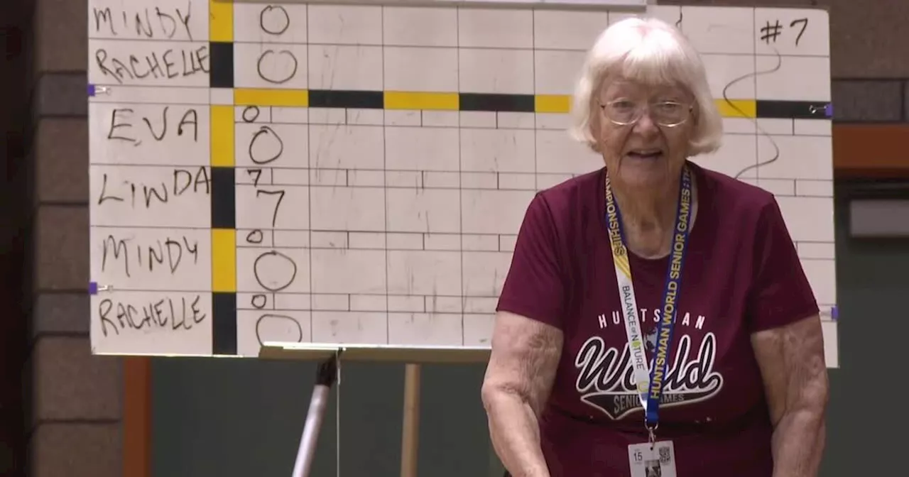 101-year-old athlete dominating Huntsman World Senior Games in St. George