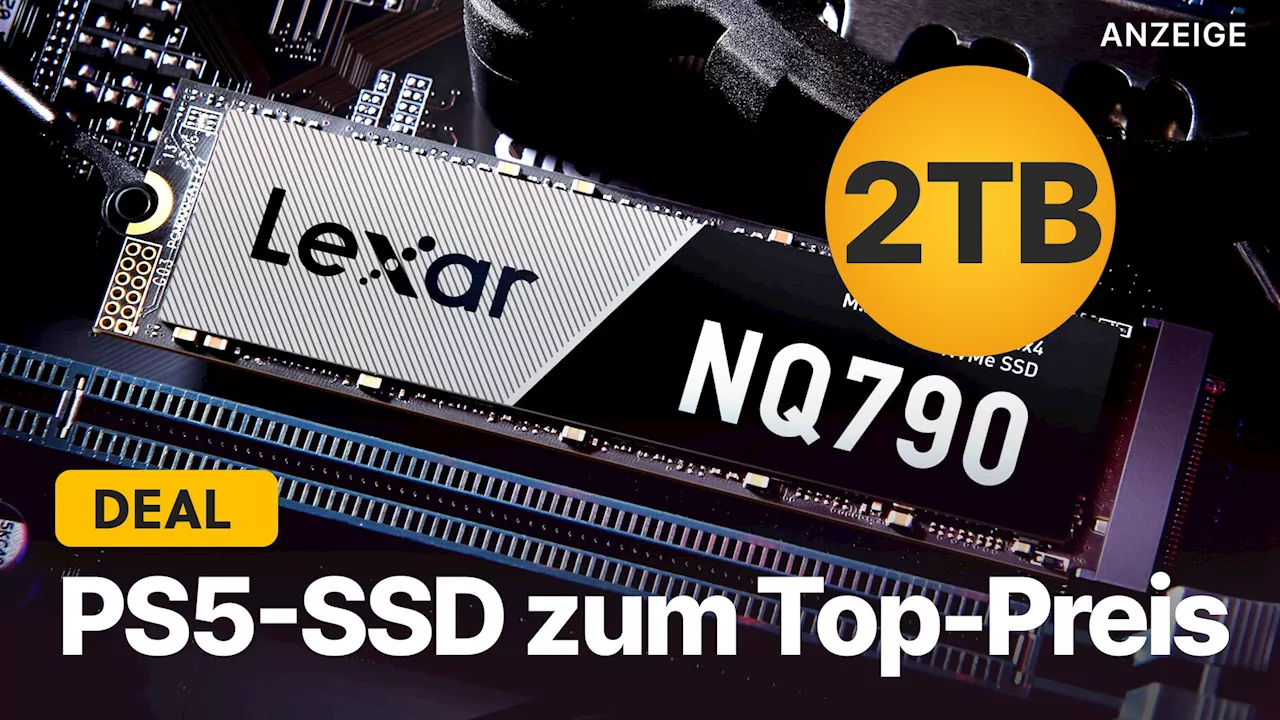 Nur 100 Exemplare verfügbar: Schnelle PS5-SSD mit 2TB Speicher jetzt zum Spitzenpreis im Angebot!