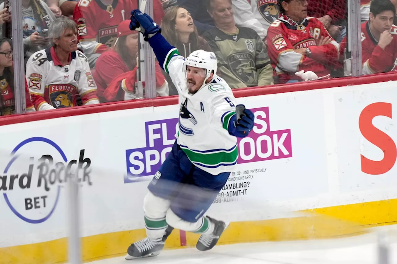 Miller scores winner in overtime, Canucks top Panthers 3-2