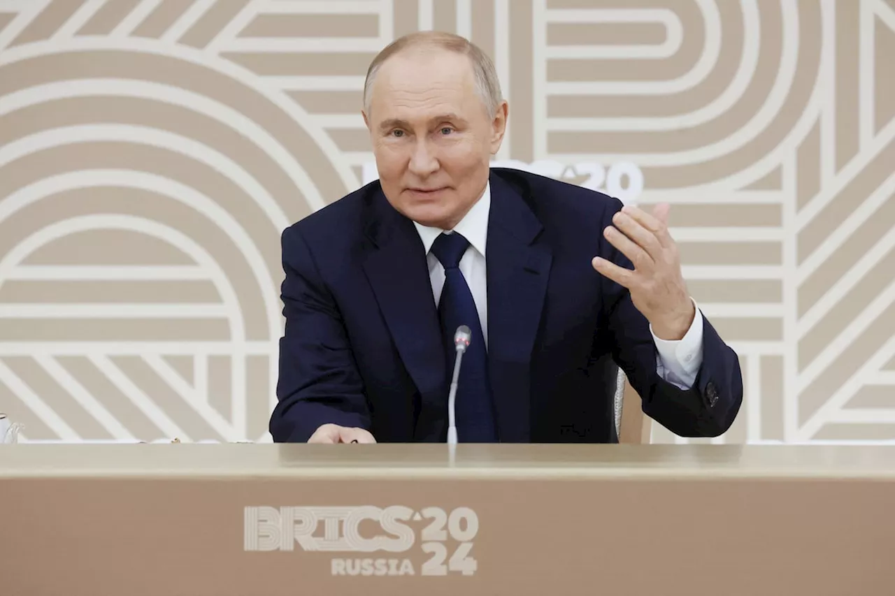 Putin says the BRICS group, not the West, will drive global economic growth