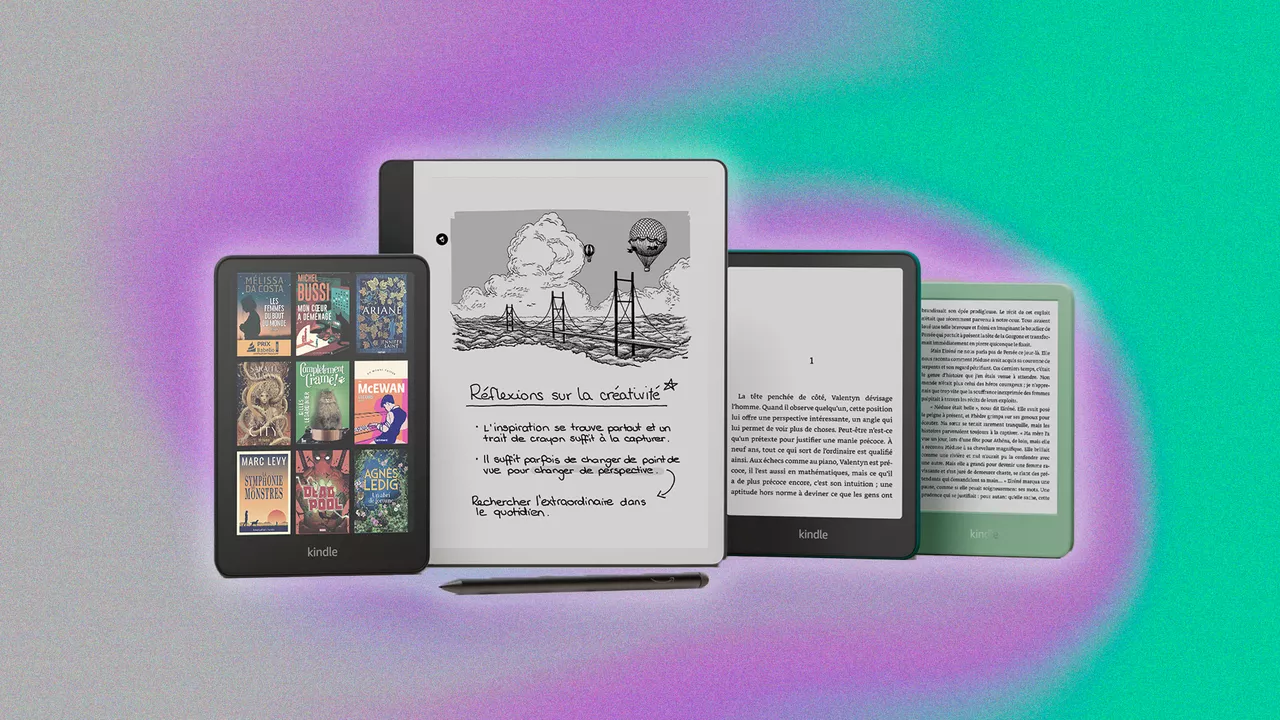 Amazon vient de dévoiler pas une, mais quatre nouvelles liseuses Kindle pour 2024, dont le tout premier Kindle couleur !