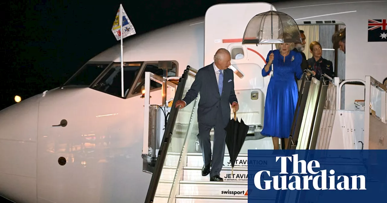 In the rain of King Charles: royal couple touch down in Australia