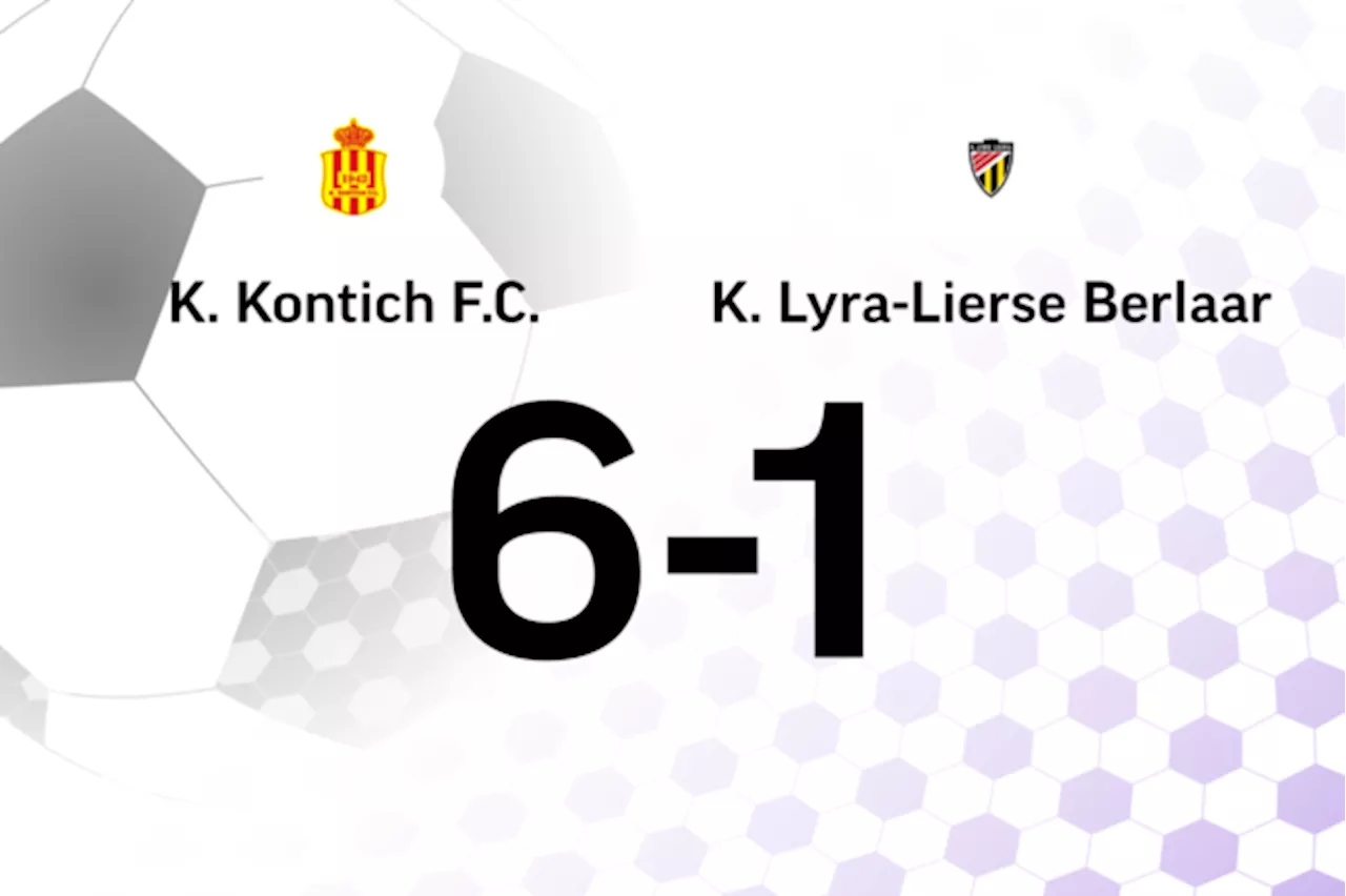 Kontich B overklast Lyra-Lierse B