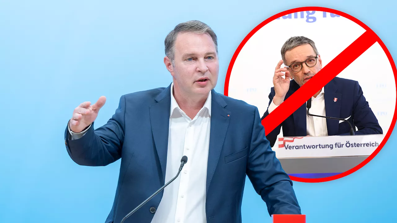 Statement nach Gespräch - Live: Abrechnung mit Kickl – SPÖ-Chef macht Ansage