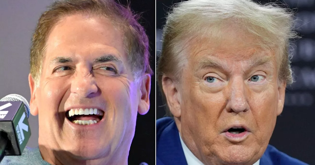 Mark Cuban Blasts Trump's 'Crazy' Tariffs Idea With Rotten Cartoon Comparison