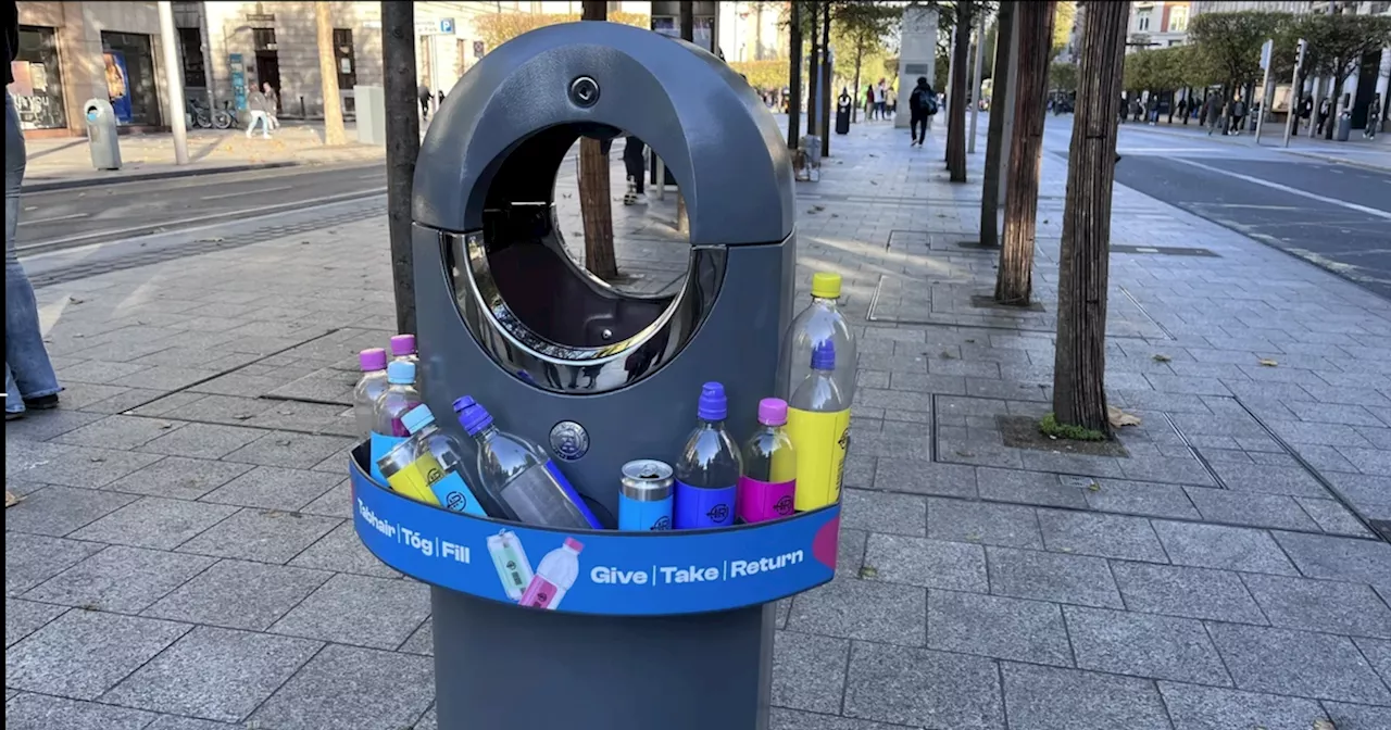 Dublin bins fitted with shelves to deter people rummaging for returnable bottles