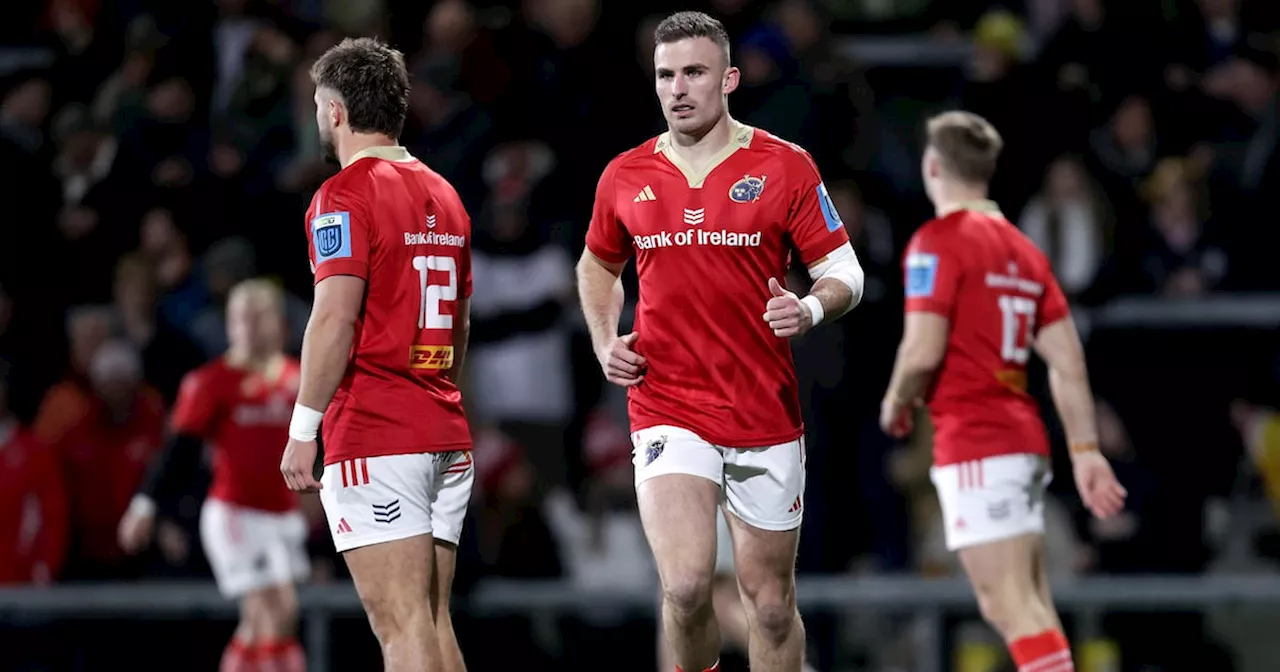 Munster make five changes for URC clash against Stormers