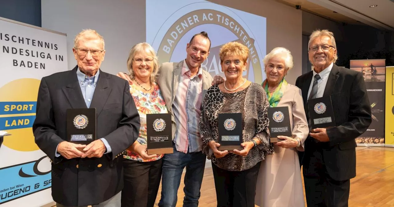 Baden: 100-jähriges Jubiläum des ältesten Tischtennisvereins BAC