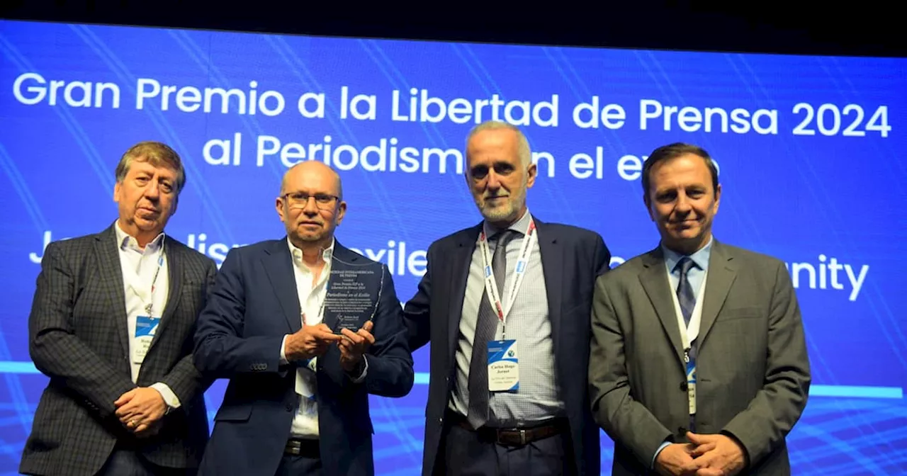 Asamblea de la SIP: el Gran Premio a la Libertad de Prensa fue a Fabián Medina