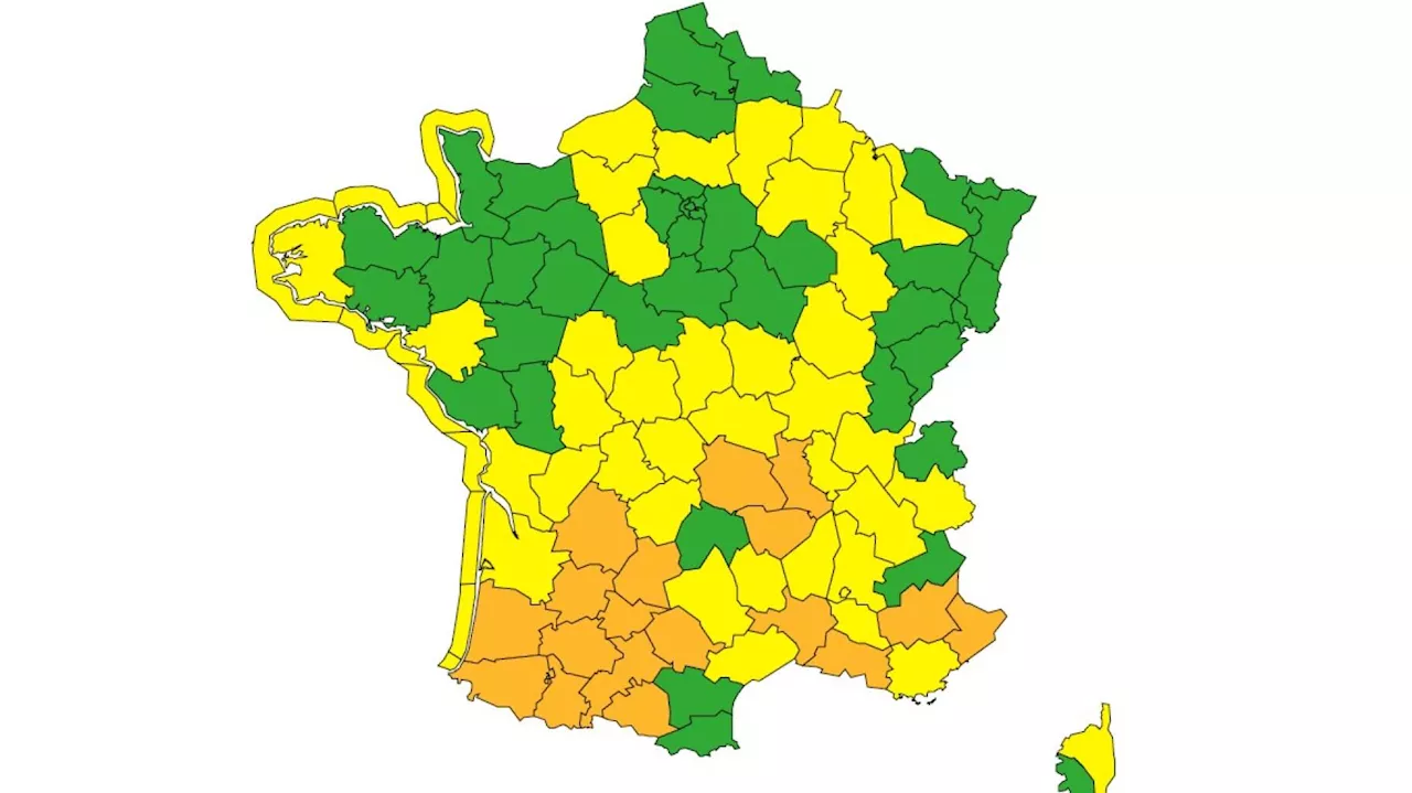 La vigilance rouge levée ce vendredi, Météo France maintient 18 départements en orange face aux risques de crue ou de pluie-inondations