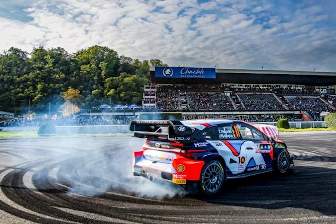 Thierry Neuville (Hyundai) en tête du Rallye d'Europe centrale après six spéciales