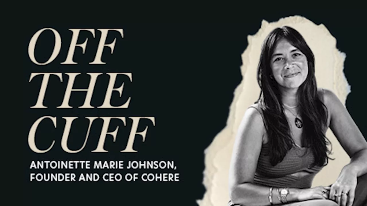 Off the Cuff: A Q&A with Cohere's Antoinette Marie Johnson