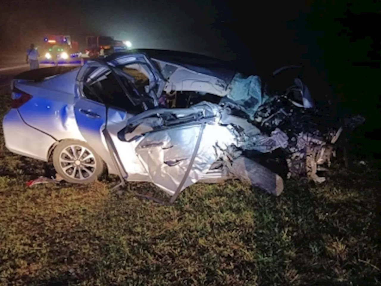 Four-vehicle crash claims one life, injures two others on Senai Desaru Highway in Kota Tinggi