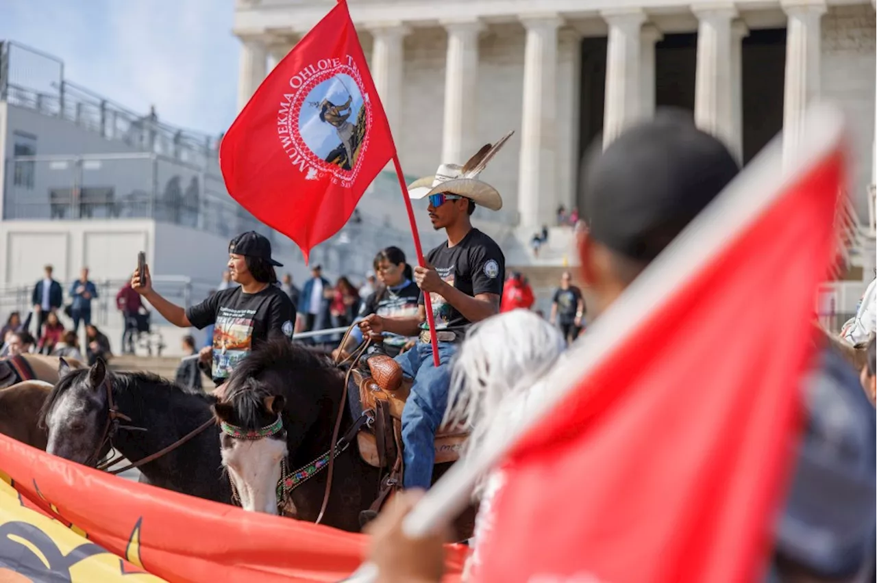 Ten Bay Area Muwekma Ohlone tribe members arrested during protests in Washington D.C.