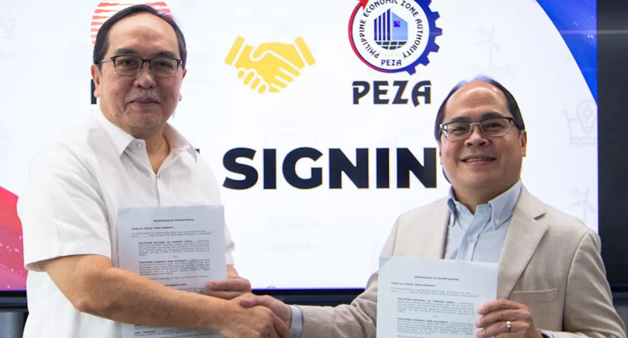 PEZA, PNOC sign deal to explore self-generating industrial parks