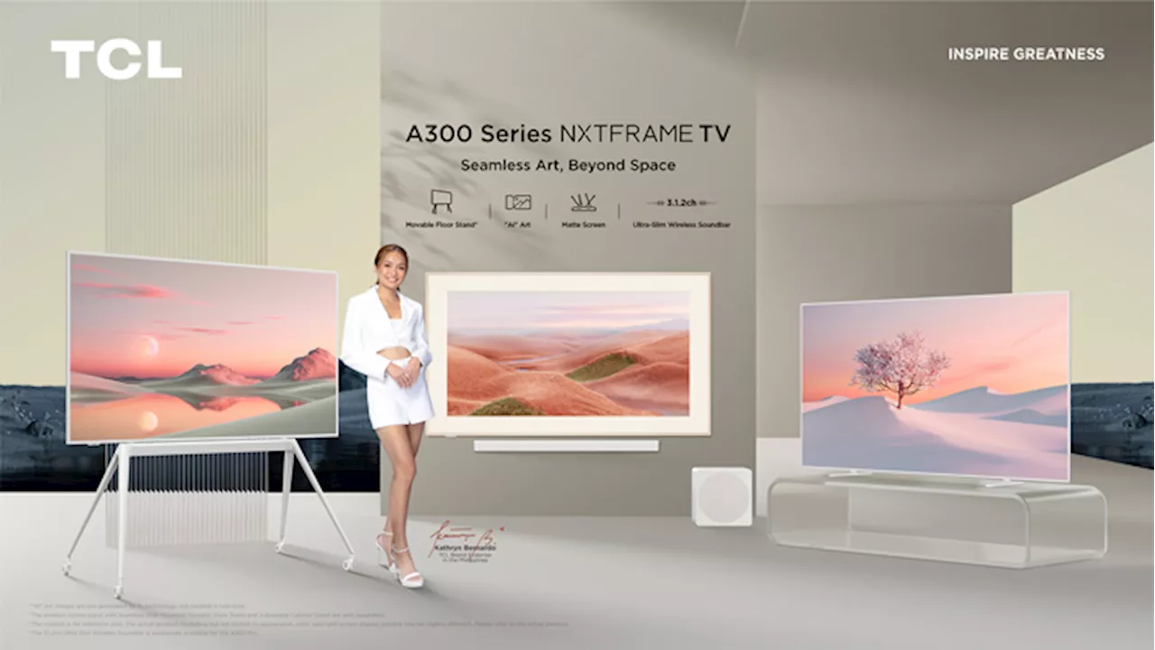 TCL NXTFRAME TV: Where art seamlessly blend in the space of technology