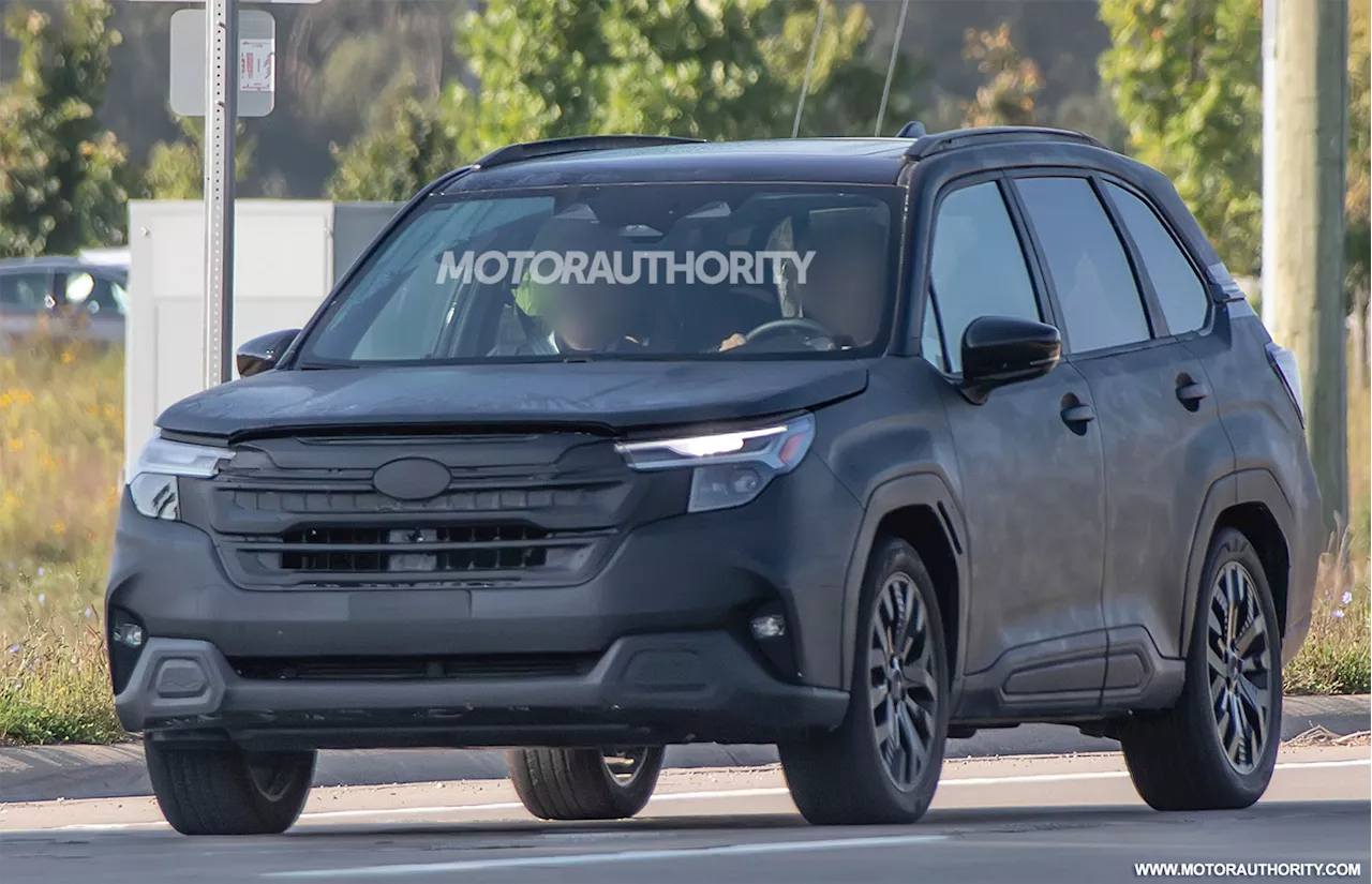 2026 Subaru Forester Hybrid spied for first time