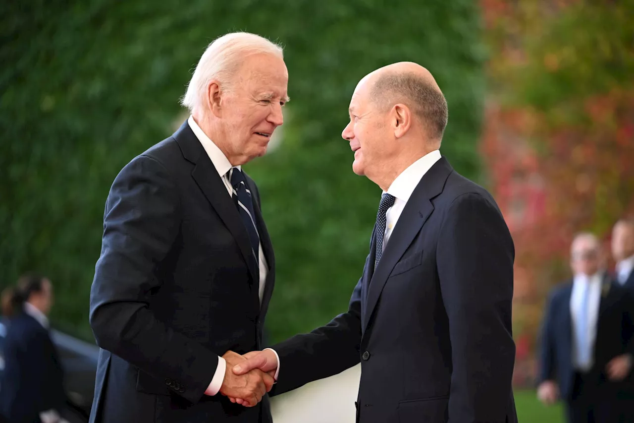 Biden sagt zum Abschied Danke - und lobt Scholz