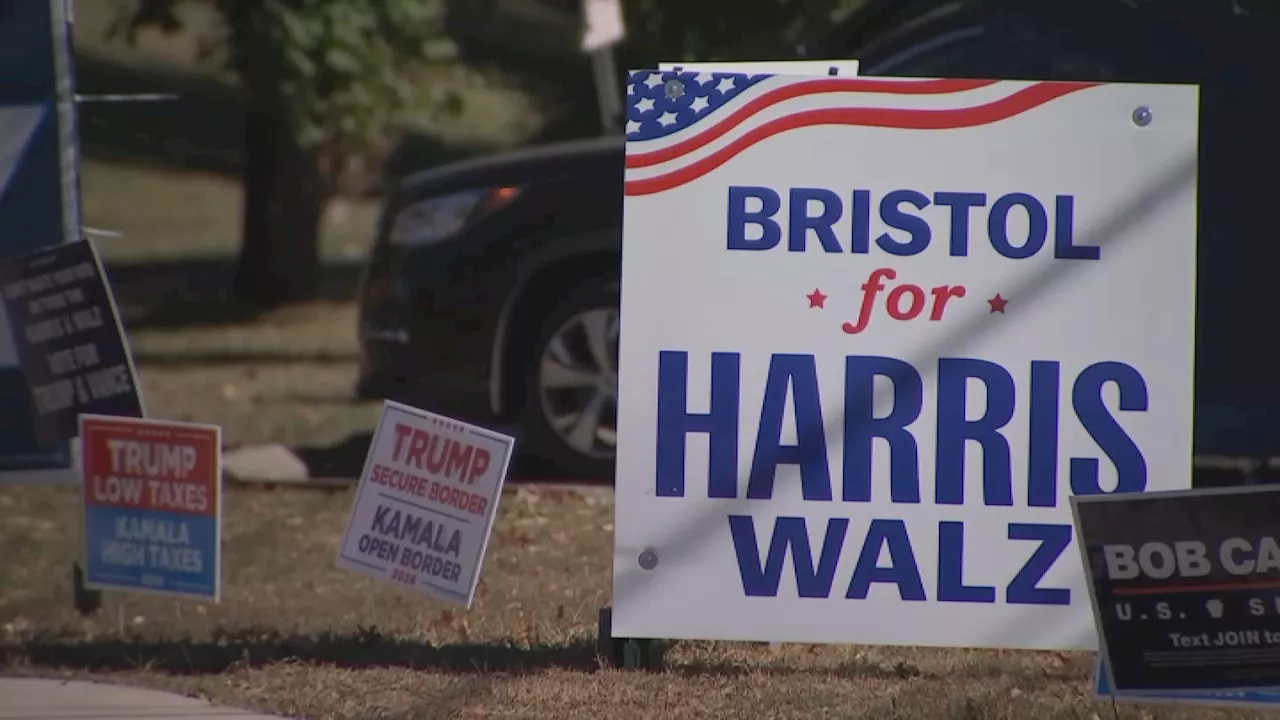 ‘Bristol for Harris Walz' signs spark controversy in Bucks County borough