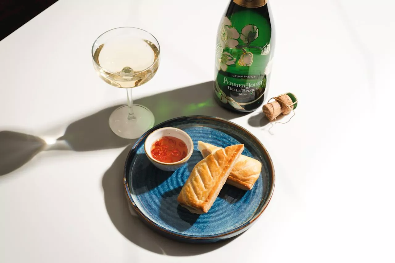 Greggs opens champagne bar with posh sausage rolls and crystal bells to ring for more drinks