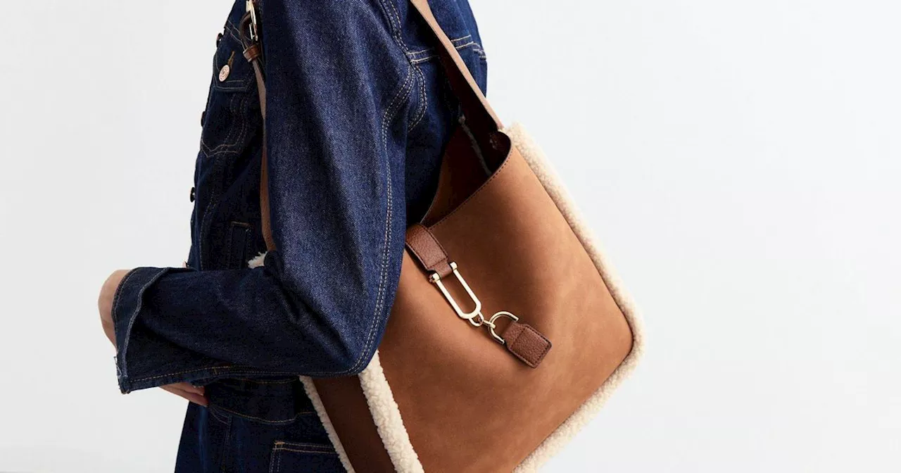 New Look's suede shoulder bag gives you the YSL look for under £30