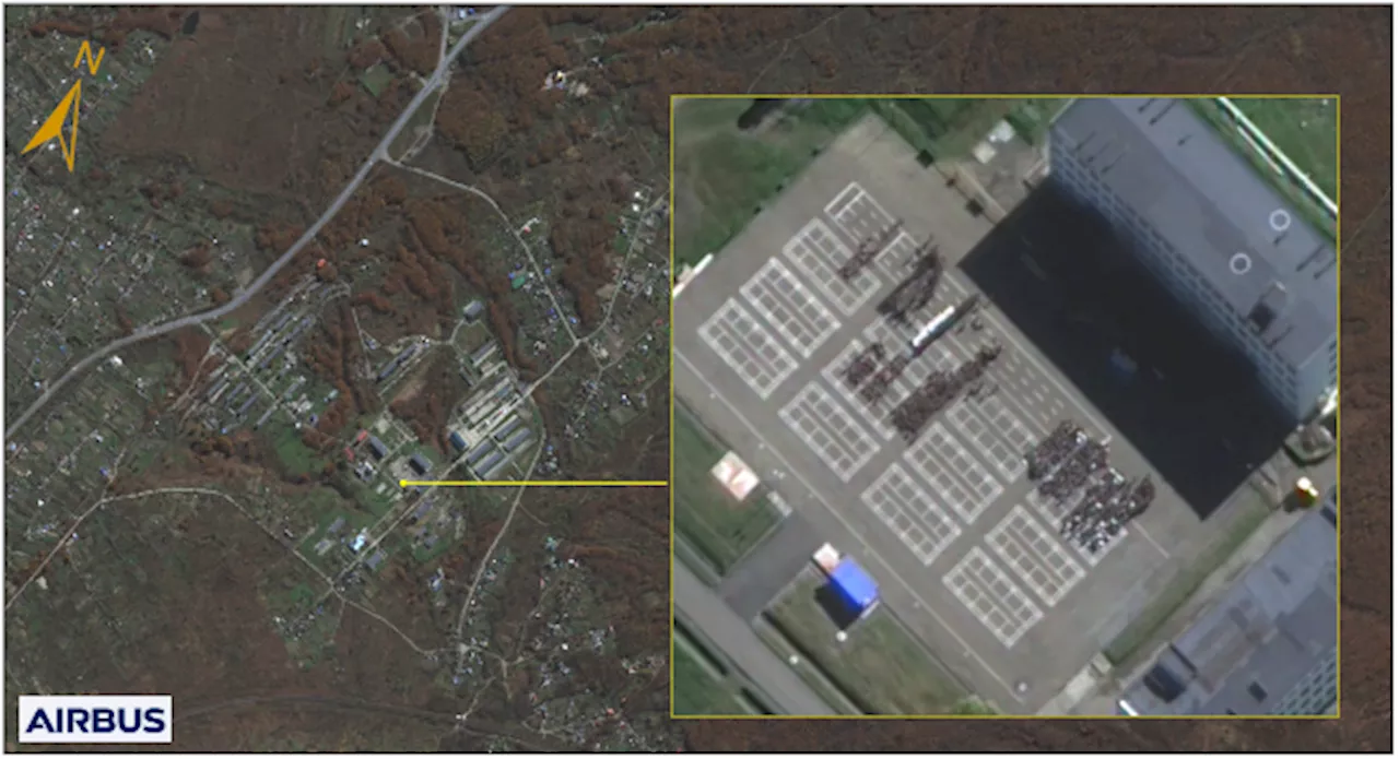 Satellite Images Show Deployment of North Korean Special Forces in Russia