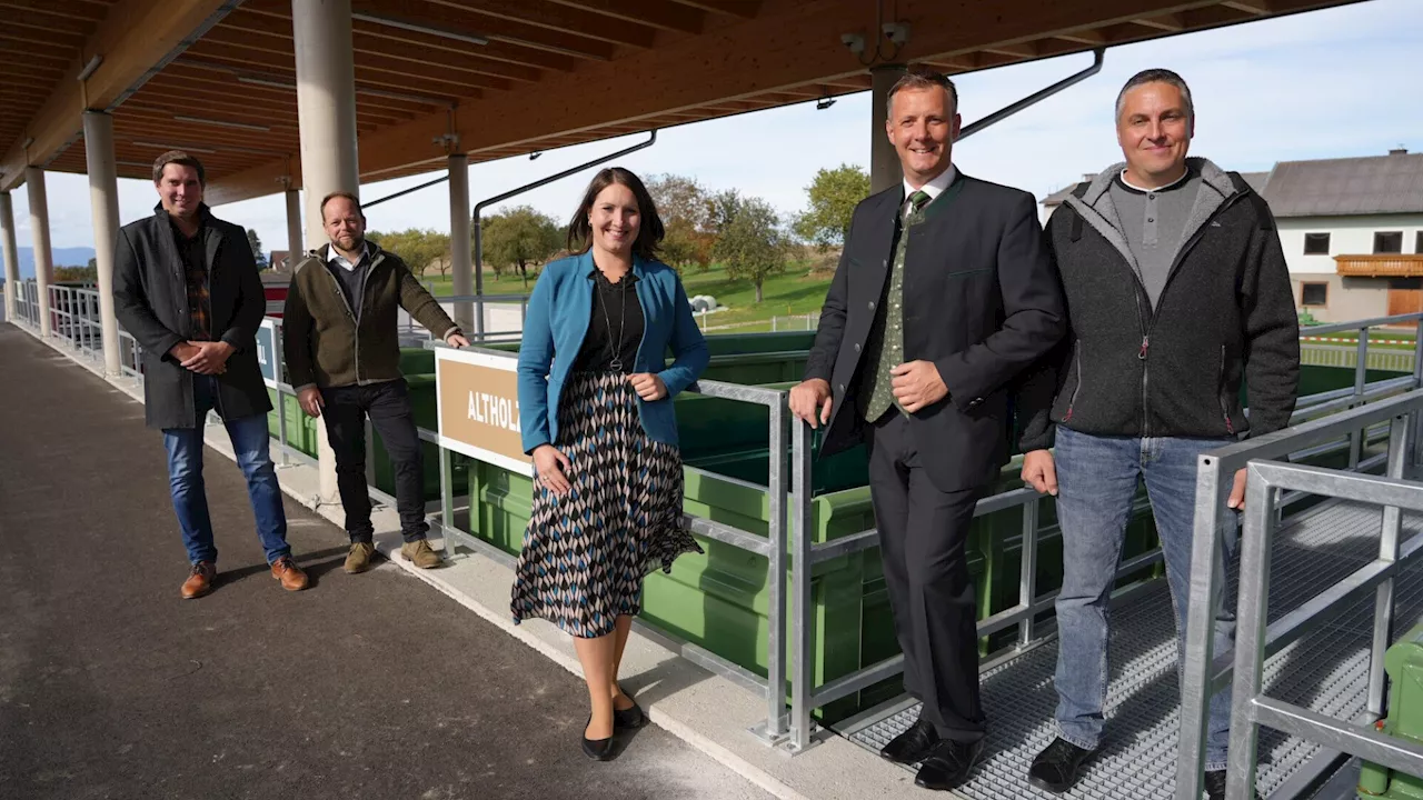 Neuer Bauhof in Hochwolkersdorf wurde feierlich eröffnet