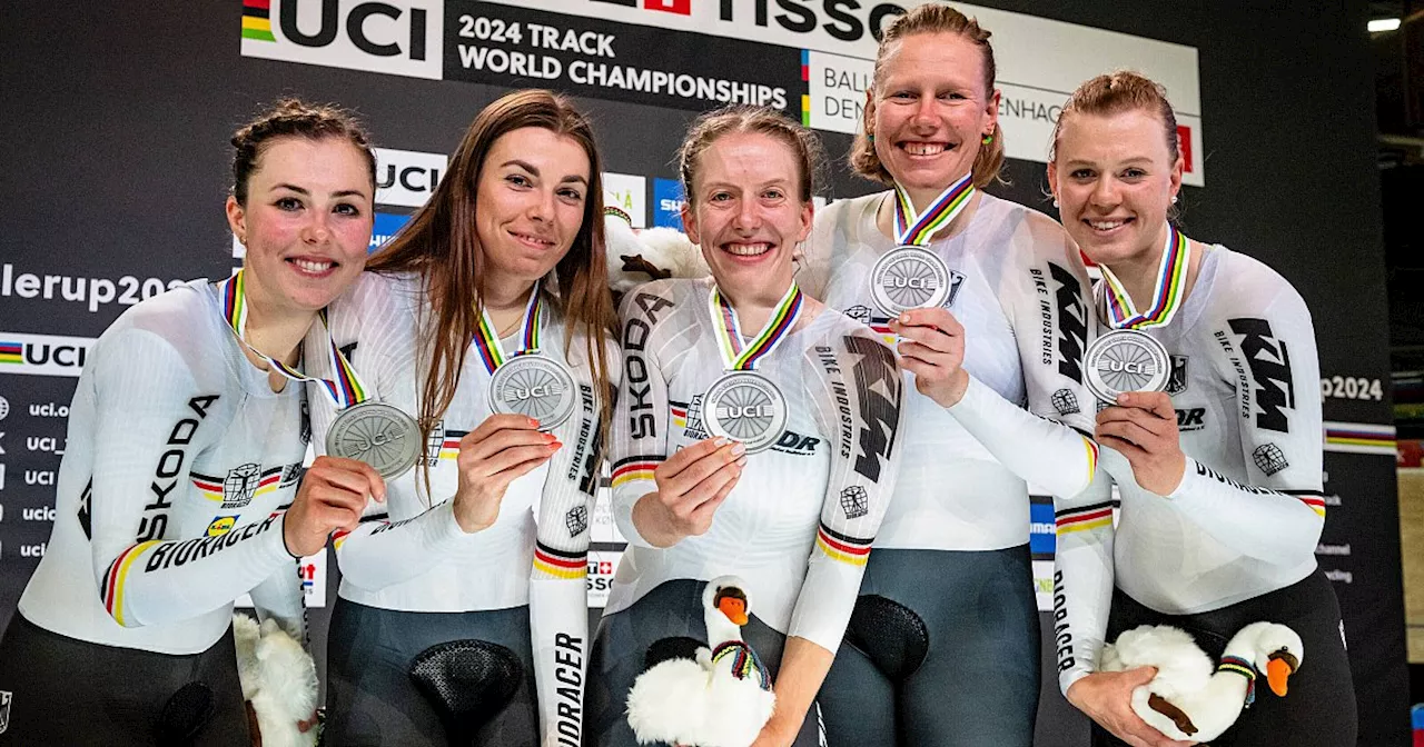 Bielefelderin Mieke Kröger holt mit dem Bahnvierer Silber bei der Rad-WM