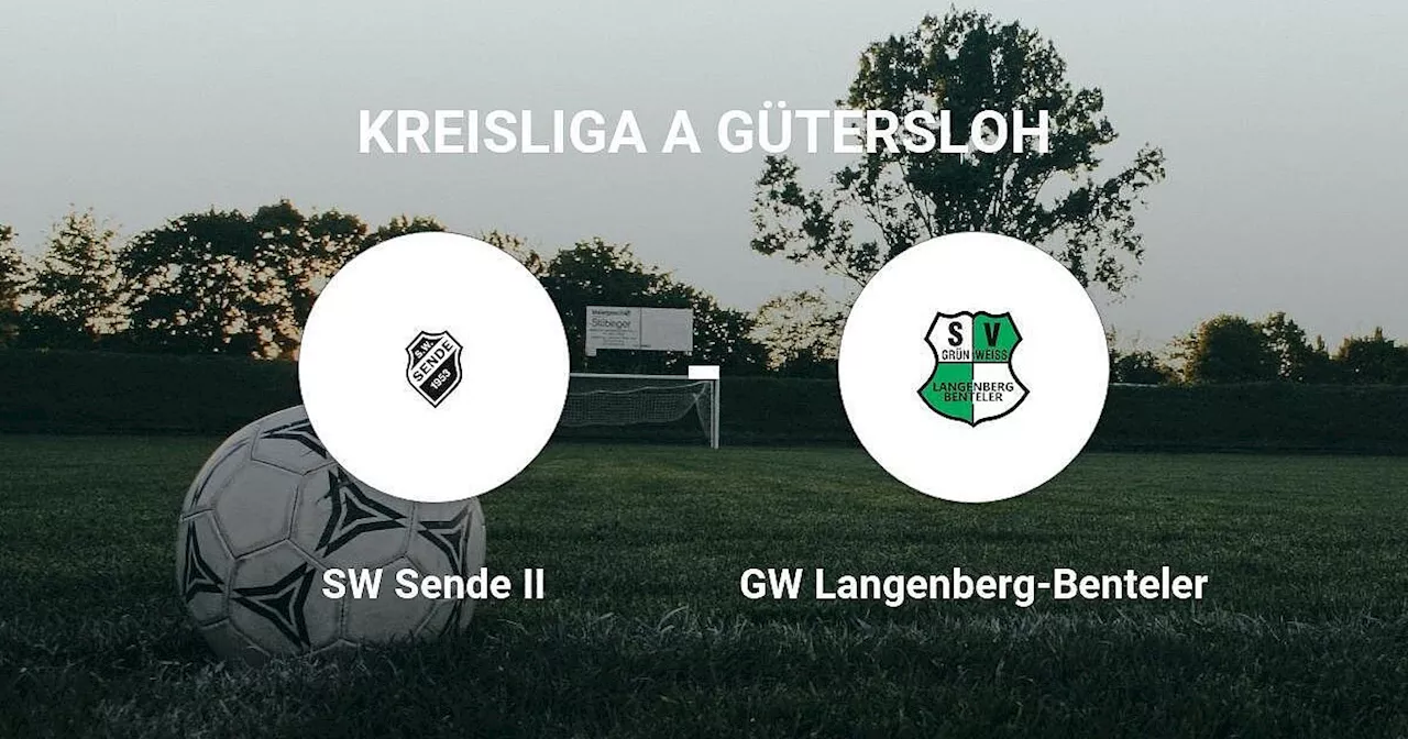 GW Langenberg-Benteler sichert sich knappen Sieg gegen SW Sende II