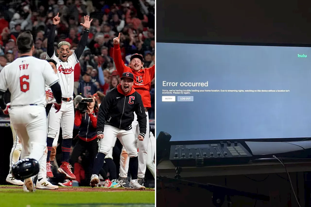 Fans miss wild Guardians' walk-off ALCS homer vs. Yankees after Hulu Live outage