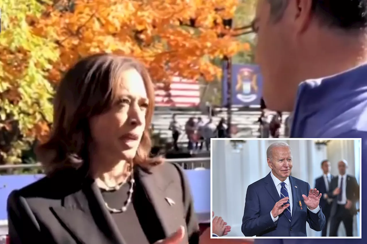 Kamala Harris refuses to say what she'd have done differently than Biden — citing VP ‘tradition’