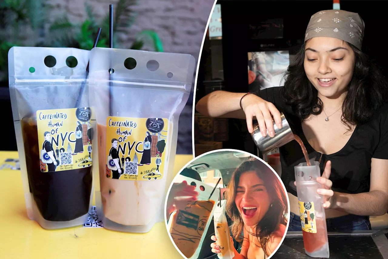  New Yorkers are actually into this coffee chain's divisive 'colostomy bag' pouches: 'People love it'