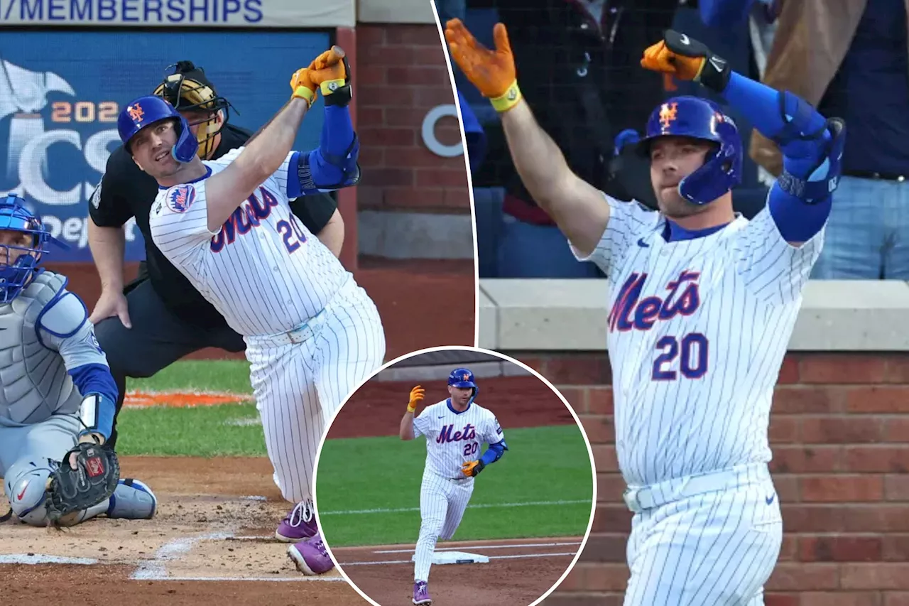 Pete Alonso gives Mets much-needed life with enormous Game 5 homer