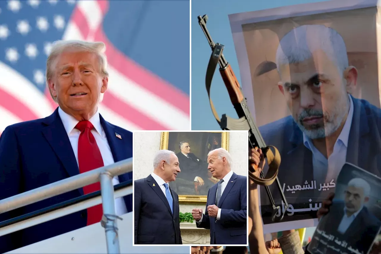 Trump accuses Biden of trying to ‘hold back’ Netanyahu after Israel's killing of Hamas leader Yahya Sinwar