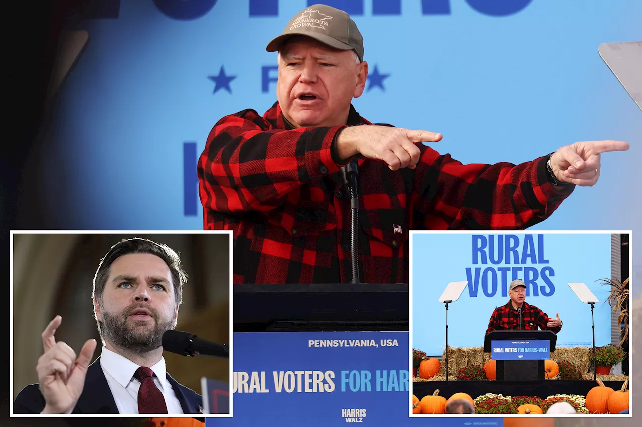 Vance in the city, Walz on the farm: VP nominees hunt Pennsylvania votes in enemy territory