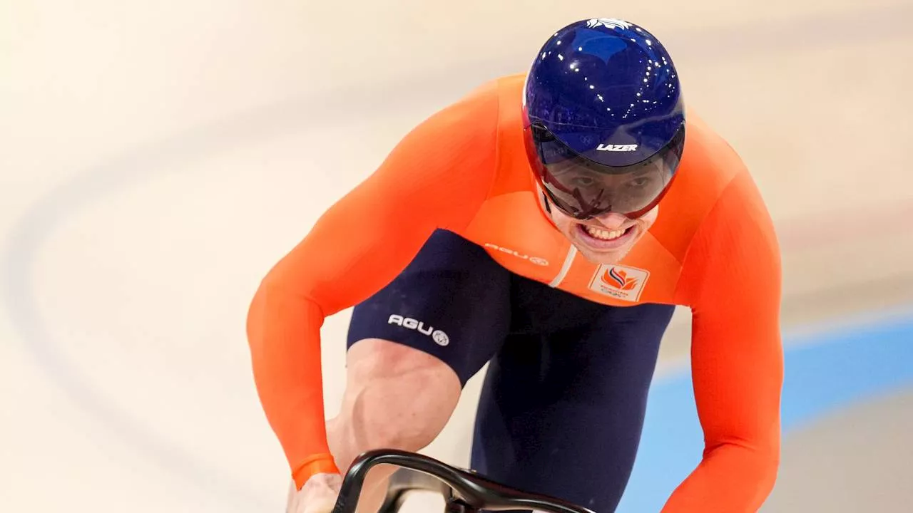 Harrie Lavreysen grijpt naast finaleplaats: 'Een tactische fout'