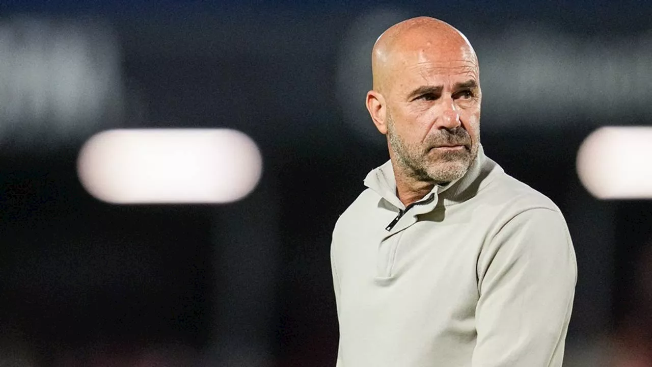 Peter Bosz heeft geen zin om te praten over straf: 'Ik wil eigenlijk weg'