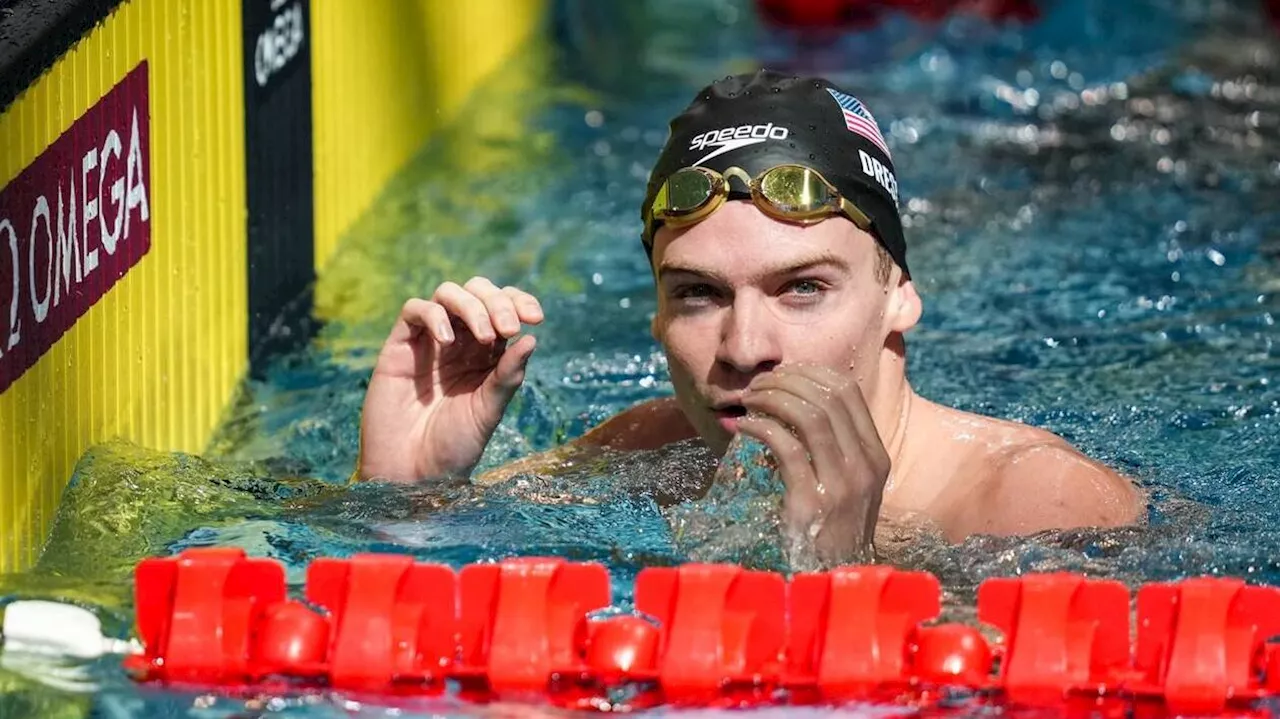 Le Français Léon Marchand brille à Shanghai