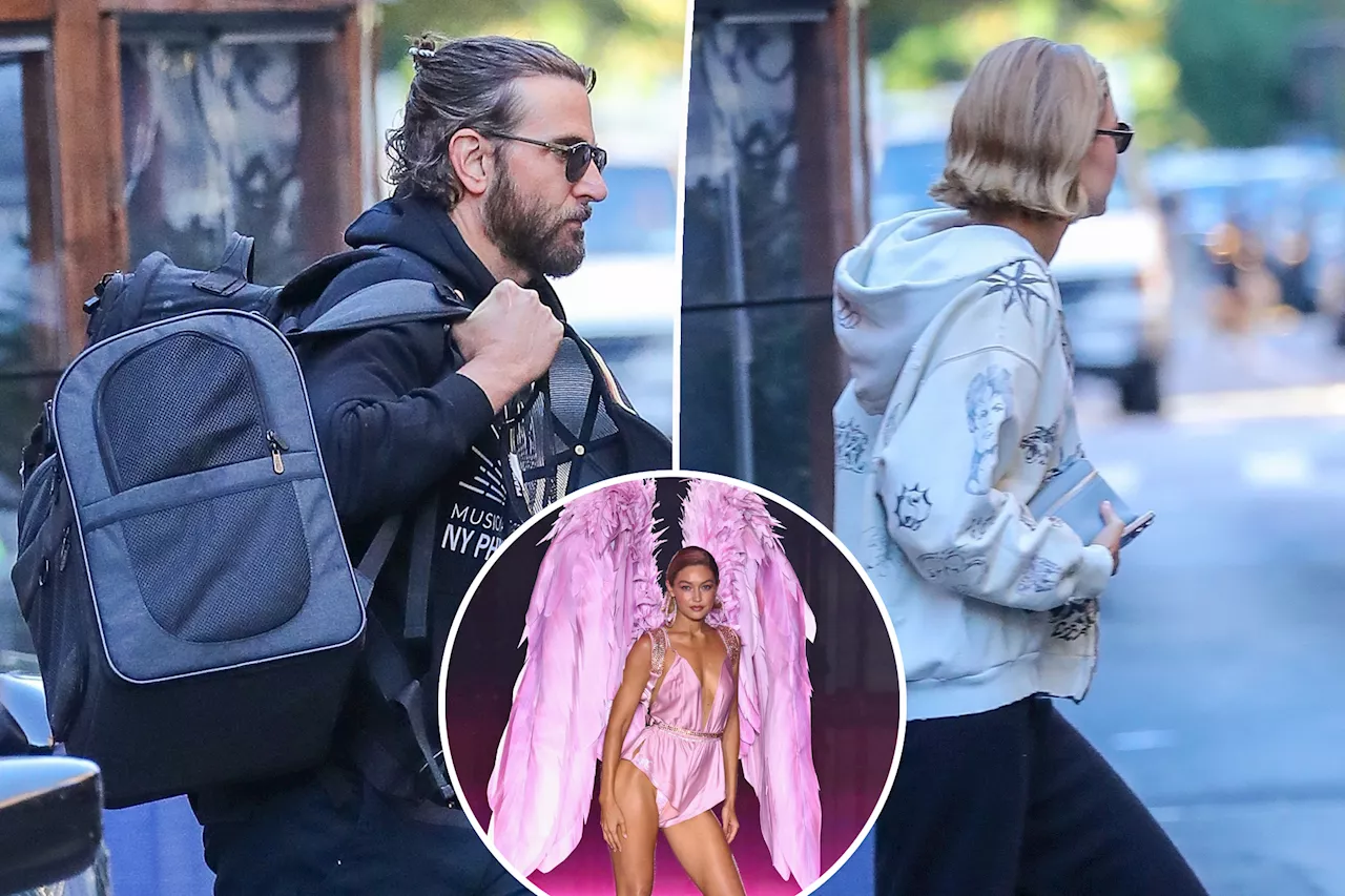 Gigi Hadid reunites with boyfriend Bradley Cooper in NYC after he misses Victoria's Secret Fashion Show