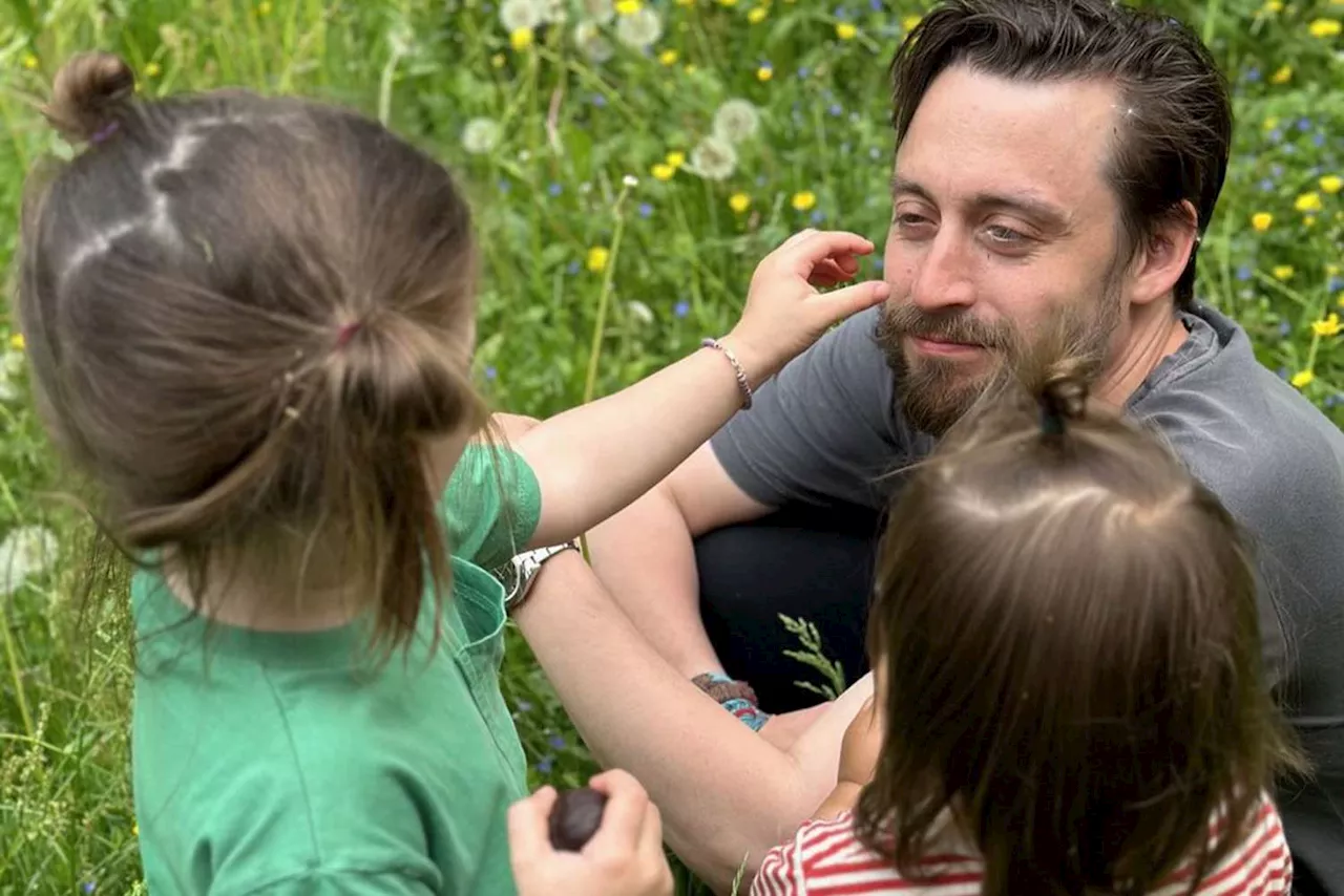 Kieran Culkin Reveals Daughter Kinsey's Last Minute Halloween Costume Change Involving Hair Dye (Exclusive)