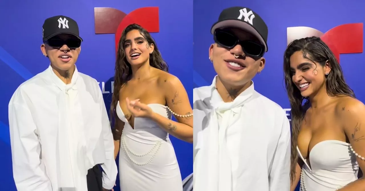 Así lució Beéle con Isabella Ladera en la alfombre azul de los Premios Billboard