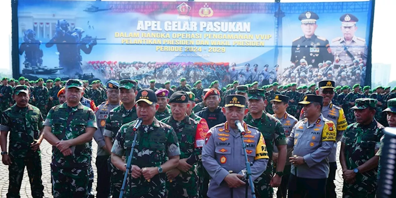 100 Ribu Prajurit TNI Siap Amankan Pelantikan Prabowo-Gibran