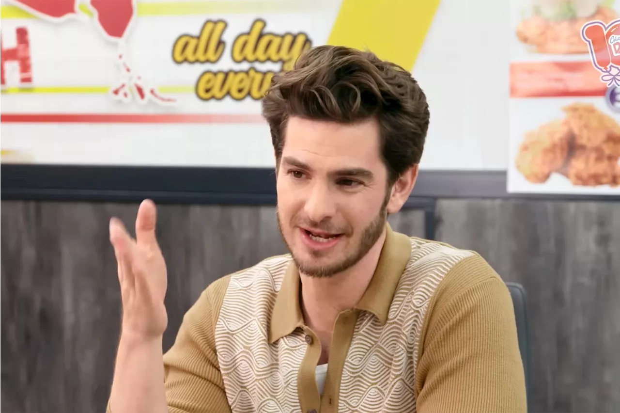 Andrew Garfield Lets Us Third Wheel His Flirty First Real Fake Date on ‘Chicken Shop Date’